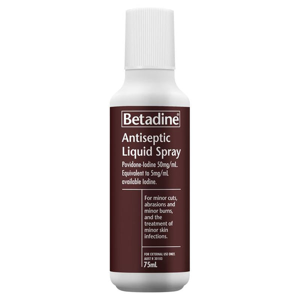 Betadine Antiseptic Liq Spray 75ml