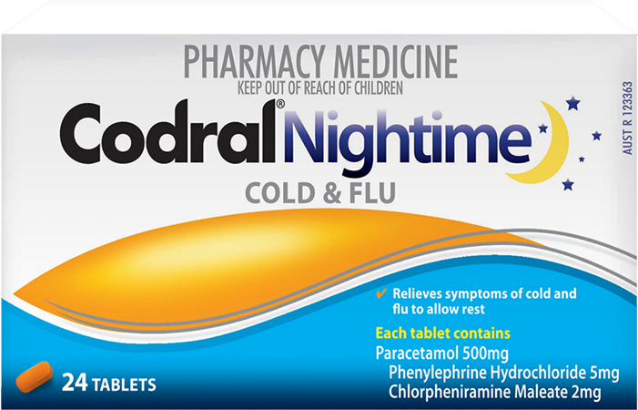 Codral Nighttime Tablets